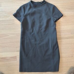 Elegant Gray Short Sleeve Dress